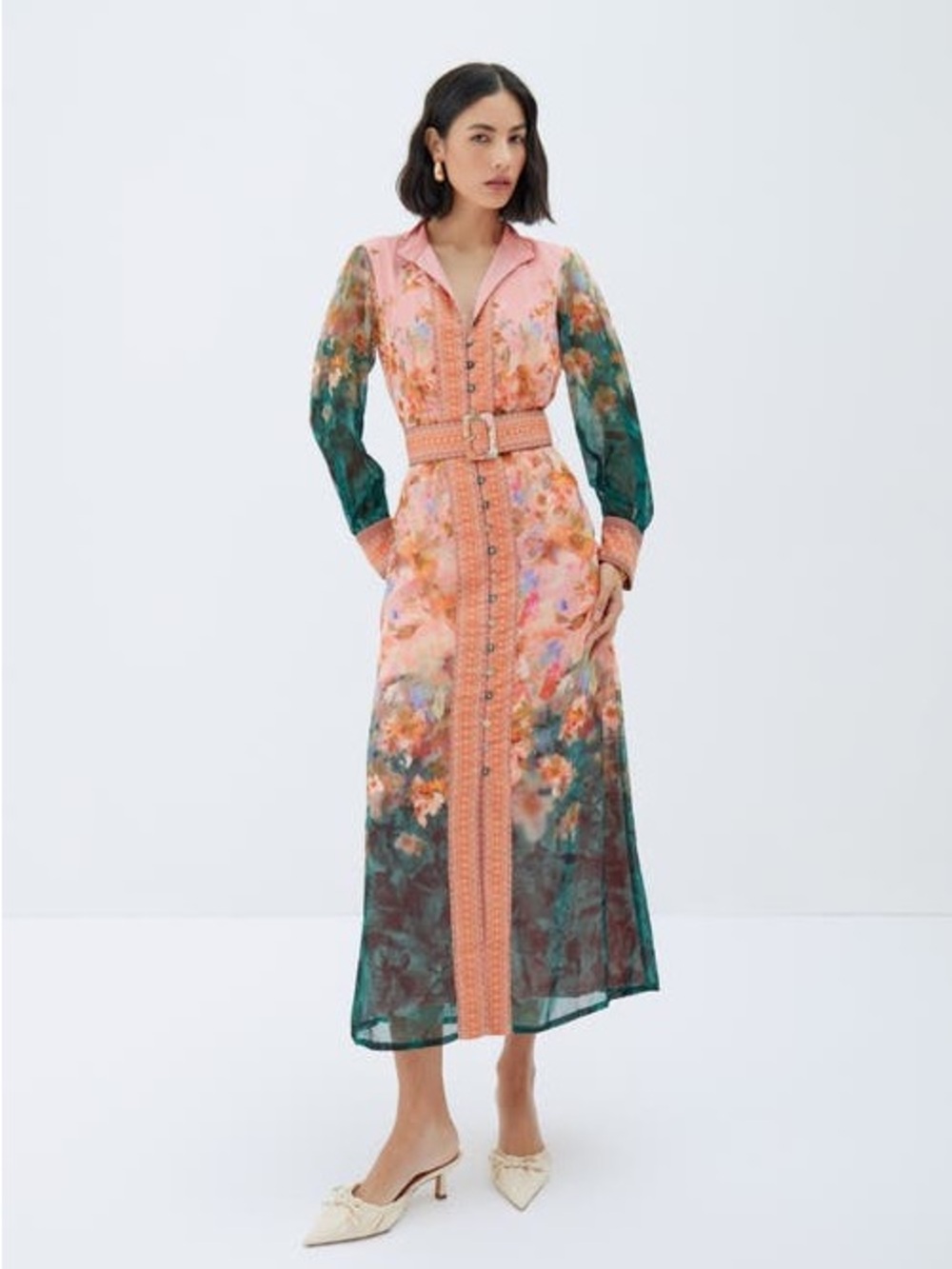 Floral print dress